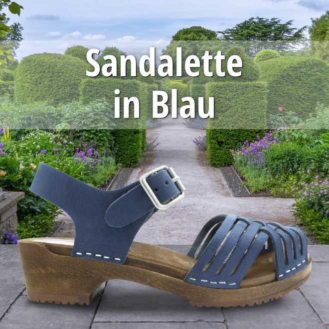 Sandalette in Blau